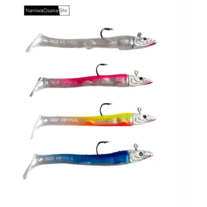 Naniwa Osaka Shi V8 Jig Series 10 cm 10 gr Silikon Yem