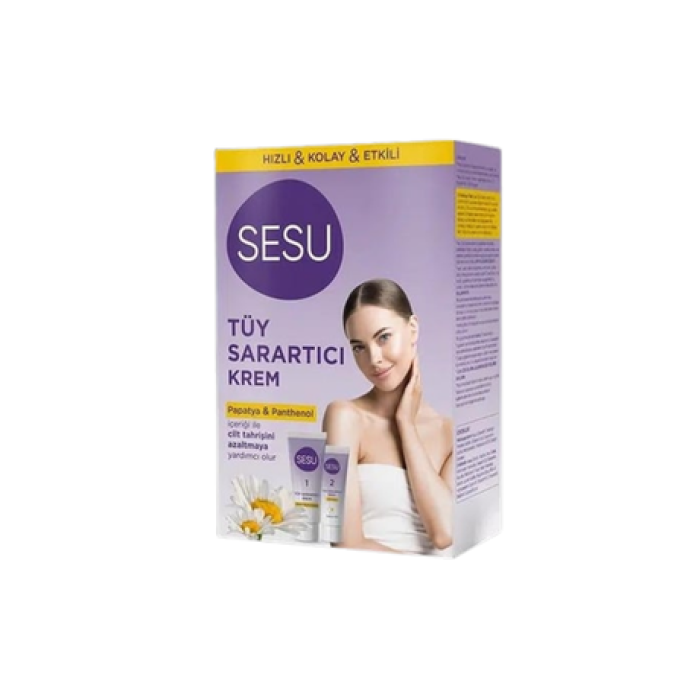 Sesu Tüy Sarartıcı Krem 35Gr+18Gr