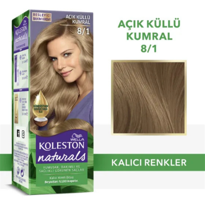 Koleston Naturals Set 8-1 Açık Küllü Kumral
