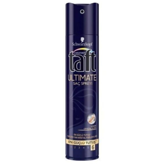 Taft Saç Spreyi 250Ml. Ultimate 5+ Kristal