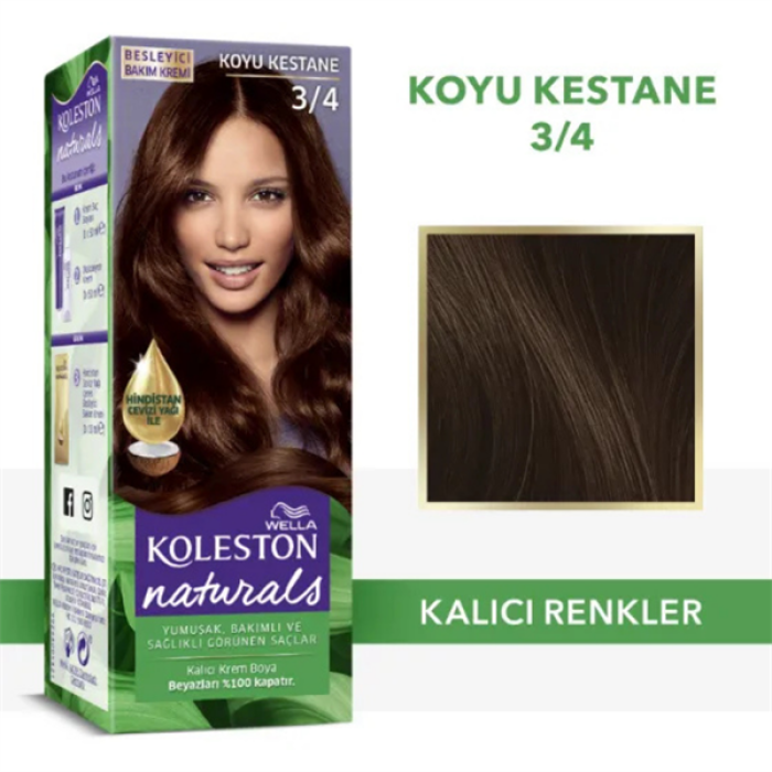 Koleston Naturals Set 3-4 Koyu Kestane