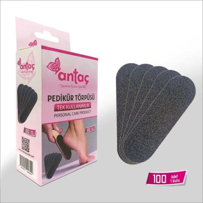 Antaç Tek Kullanımlık Pedikür Törpüsü 100Pcs