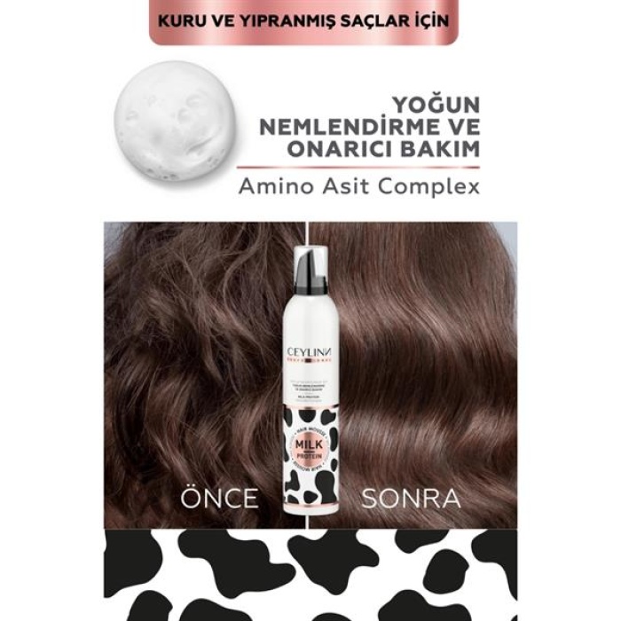 Ceylinn Saç Köpüğü 300Ml. Milk Protein
