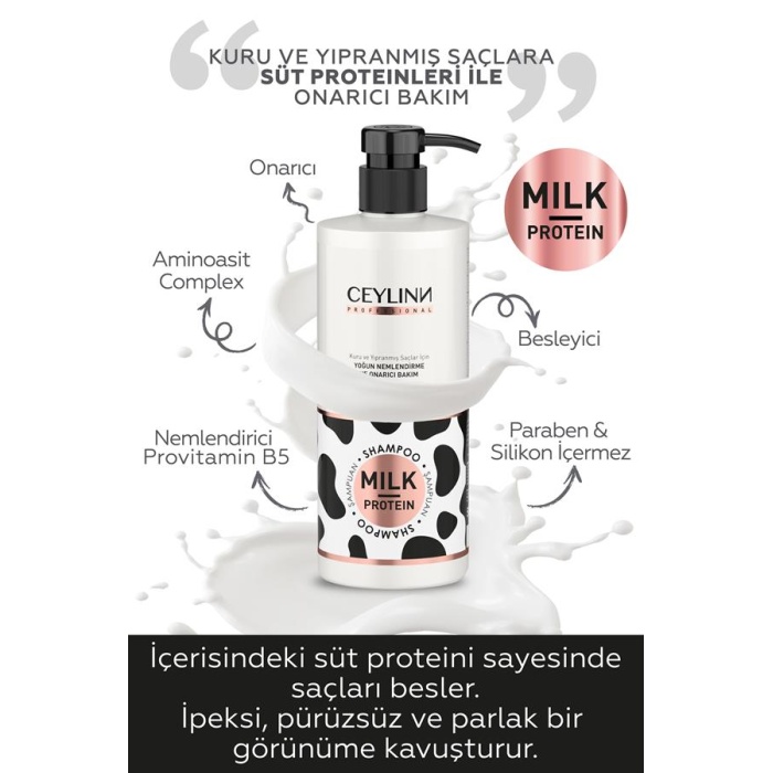 Ceylinn Şampuan 500Ml. Milk Protein