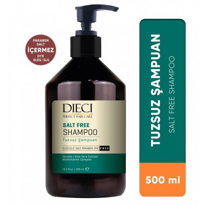 Dıecı Şampuan 500Ml. Salt Free (Tuzsuz)