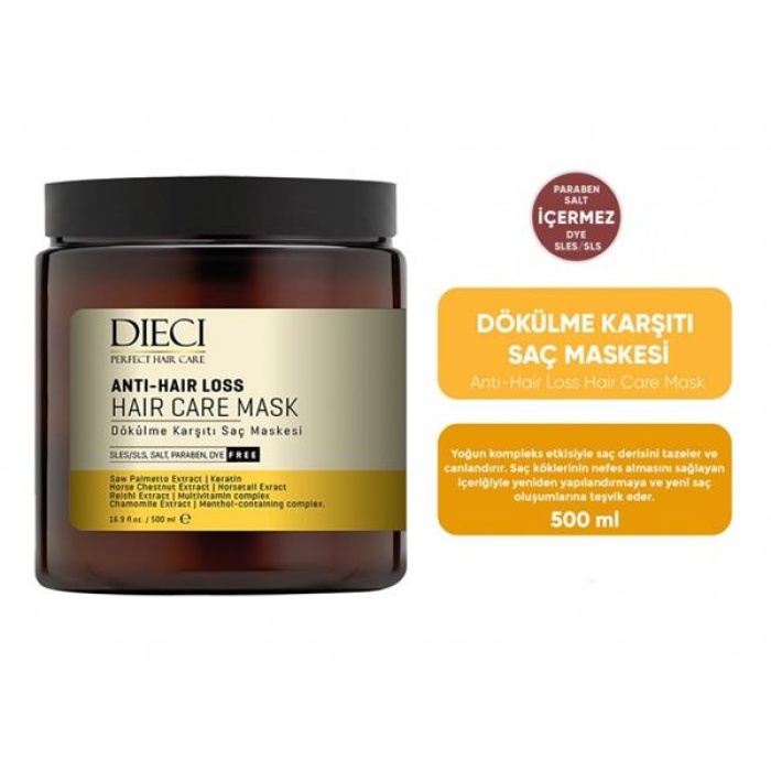 Dieci Saç Maskesi 500Ml. Anti-Hair Loss