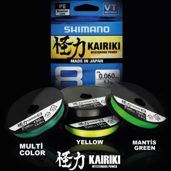 Yeni Shimano Kairiki 8 300mt Mantis Green İp Misina