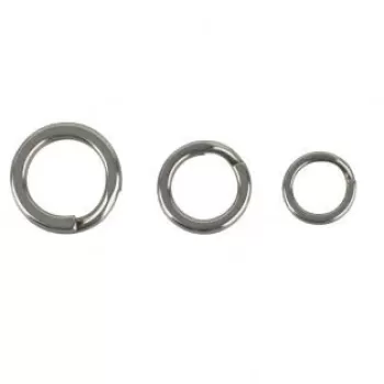 Savage Gear Split ring SS+BLN 10+10