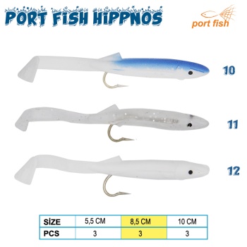 Portfish Hippnos 8,5 CM Silikon Yem
