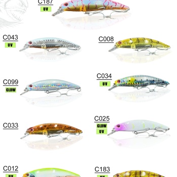 Naniwa Osaka Shi Tetis 7 cm 9.6 gr Sinking Maket Yem