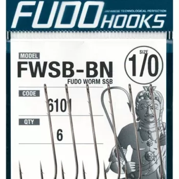 Fudo 6101 Worm SSB Siyah Nikel Uzun Konç Tırnaklı İğne