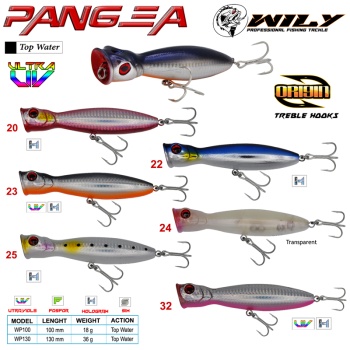 Wily Pangea 13 cm Poper Maket Balık 36 gr