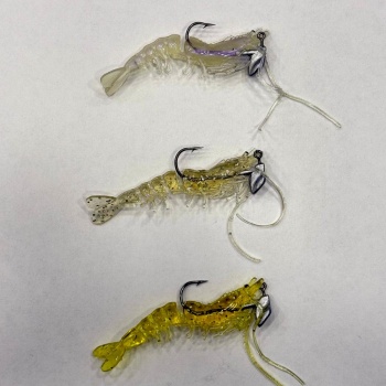 El Yapımı Silikon Karides ( 3 ADET ) 7 cm 6.30 gr