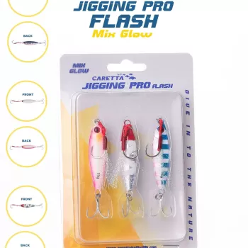 Caretta Jigging Pro Flash Jig Yem Mıx Glow