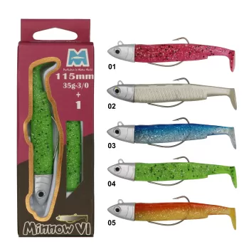 Minnow 6 Süper 115 mm Silikon 35g-3/0+1