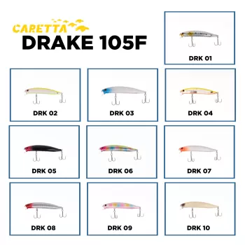 Caretta Drake 105F 10.5 cm 16 g Maket Yem