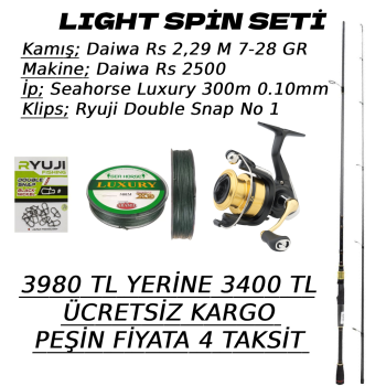 Atçek Daiwa Light Spin Seti 1
