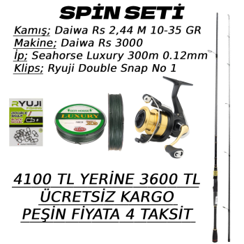 Atçek Daiwa Spin Seti 1