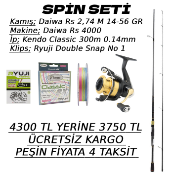 Atçek Daiwa Spin Seti 3