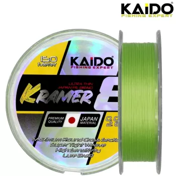 Kaido Kramer Japan 8X Braid 150 Mt Lime Green