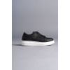SLW151 Boost Bağcıklı Cilt Erkek Günlük Sneaker Ayakkabı BT - Siyah