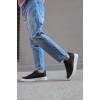 Knack Sneakers Ayakkabı 010 Siyah (Beyaz Taban)