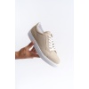 SLW165 Elite Bağcıklı Süet Erkek Günlük Sneaker Ayakkabı BT - Krem