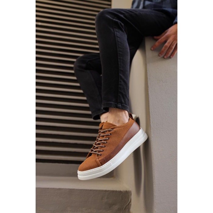 Knack Sneakers Ayakkabı 010 Taba Süet