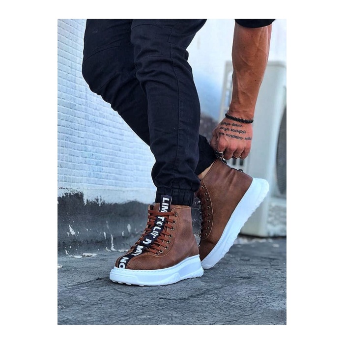Wagoon WG03 Taba Casual Erkek Yarım Bilek Bot