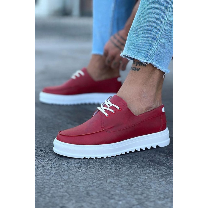 Wagoon WG506 Kırmızı Erkek Saraclı Casual Ayakkabı