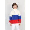 Full Polar Kumaş Yarım Fermuarlı Garnili Erkek Çocuk Günlük Sweatshirt