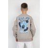 Üç İplik Şardonlu Arka Baskılı Erkek Çocuk Günlük Sweatshirt