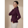 Kadın Mor Balıkçı Yaka Bluz
