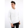 İki İplik Kapşonlu Kanguru Cepli Erkek Günlük Sweatshirt