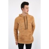 Kapşonlu Kanguru Cepli Erkek Günlük Pelüş Sweatshirt