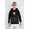 İki İplik Kapşonlu Baskılı Erkek Çocuk Günlük Sweatshirt
