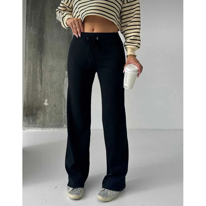 Kadın Modern Siyah Pantolon