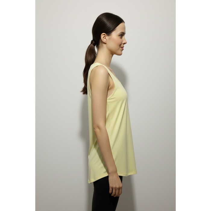 Kadın Uzun Atlet - Sarı