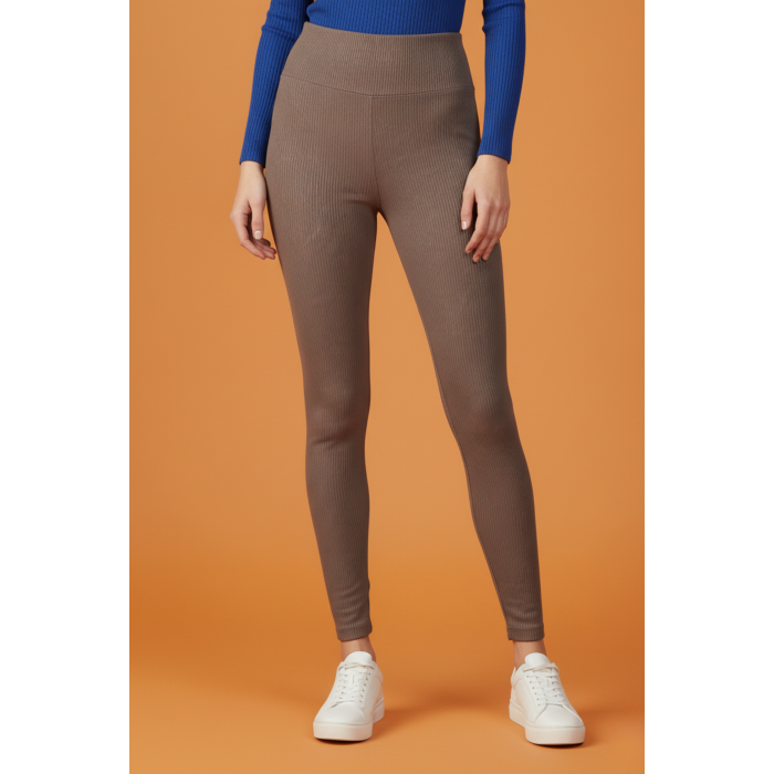 Kadın Fitilli Vizon Tayt