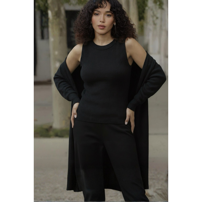 Üçlü takım siyah