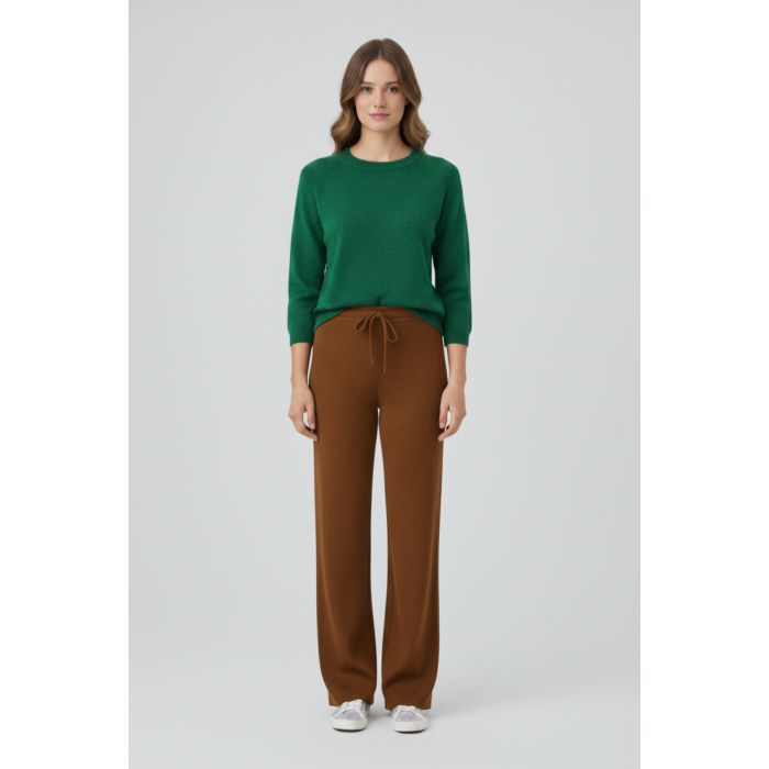 Kadın Modern Kahverengi Pantolon