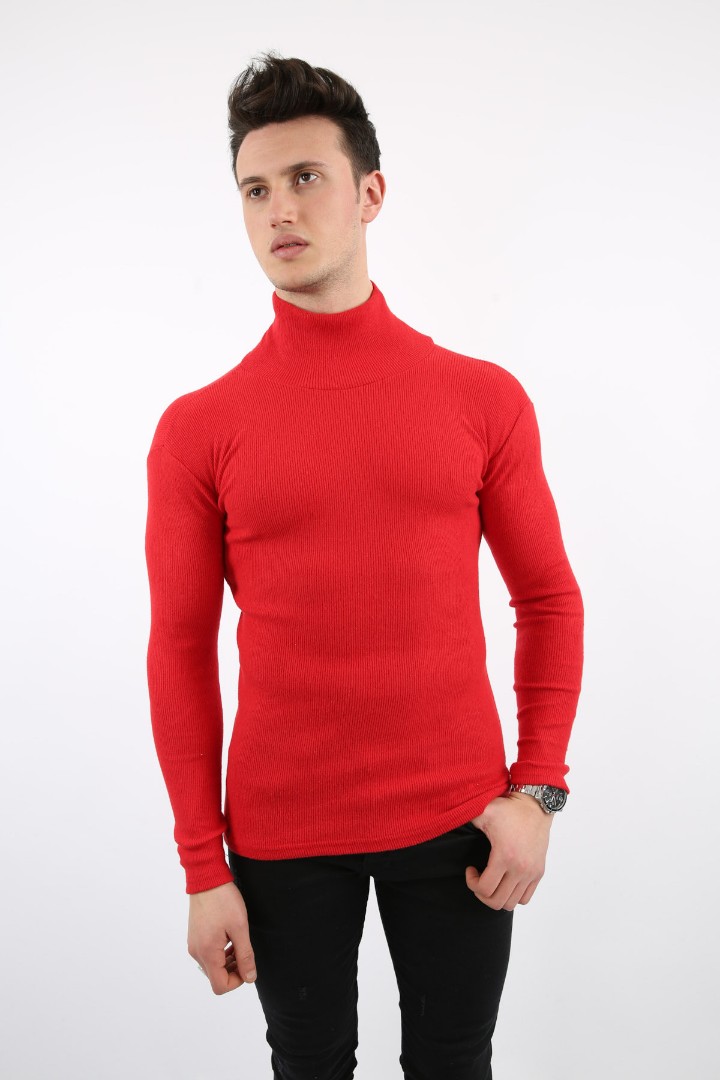 Fitili Likralı Kumaş Erkek Günlük Boğazlı Body