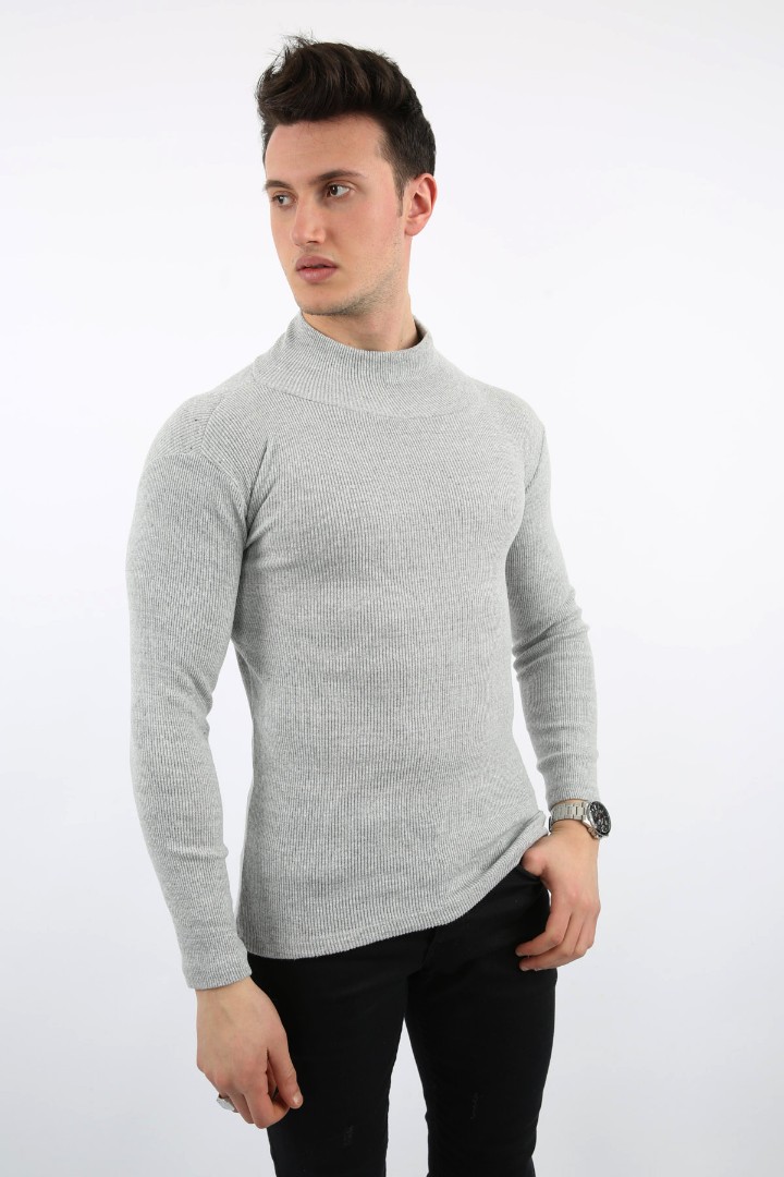 Fitili Likralı Kumaş Erkek Günlük Boğazlı Body