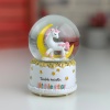 Unicorn Kar Küresi Orta Boy Sarı Ay