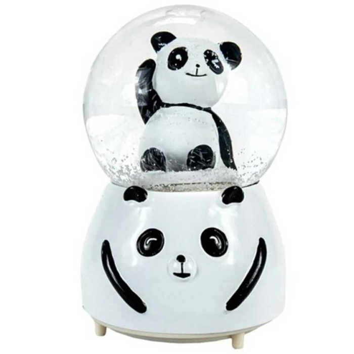 Siyah-beyaz Panda Kar Küresi Orta Boy