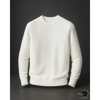 BLACKMOD Dikey Rib Dokulu Bisiklet Yakalı Triko