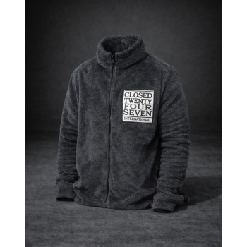 Closed Twenty Four Seven Antrasit Peluş Fermuarlı Polar Ceket