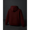 Bordo Basic Kapüşonlu Unisex Hoodie