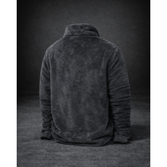 Closed Twenty Four Seven Antrasit Peluş Fermuarlı Polar Ceket