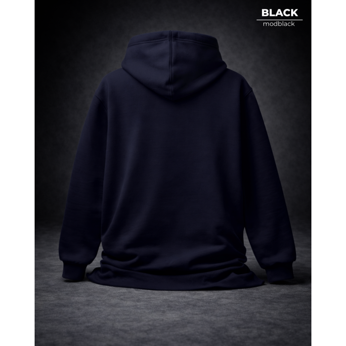Noel Temalı Kapüşonlu Sweatshirt – Lacivert